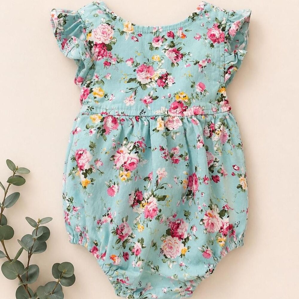 Baby floral romper